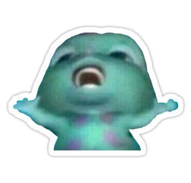 Each page showcases a different meme such as dat boi, harambe, and damn daniel in. 'Bibble Meme' Sticker by kawalek26