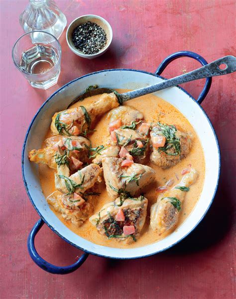Braised Chicken With Red Wine Vinegar And Tarragon Recipe From James