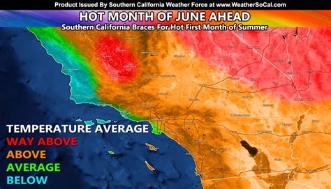 June Expected To Have Above Average Temperatures For Most Of