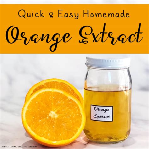 How To Make Orange Extract Simple Living Creative Learning