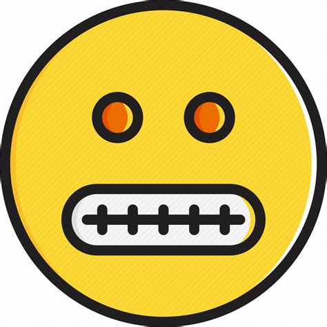 Emoticon Face Grimacing Smiley Icon Download On Iconfinder