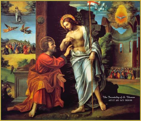 Saint July 3 St Thomas The Apostle Who Doubted And Patron Of The