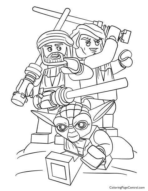 Obi Wan Kenobi Coloring Page at GetDrawings | Free download