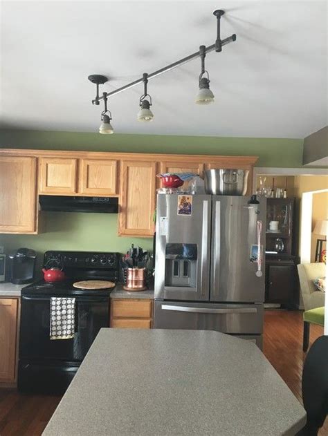 Incredible Have Angled Track Lighting In Kitchen Want Pendant Lights