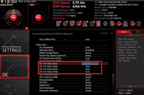 If necessary, please open the system case for better inspection. MSI BIOS Z390 -- Memory Performance vs tRTL/tIOL | MSI HQ User-to-User FAQ