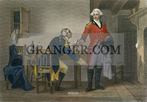 image of arnold and andre 1780 benedict arnold persuading major john andre to conceal the