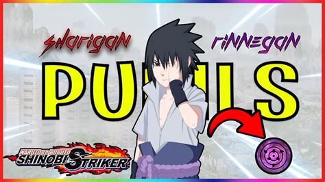 Sharingan And Rinnegan Pupils For Season 4 Naruto To Boruto Shinobi