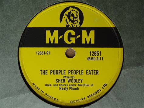 1958 Rock ‘n Roll 78 Rpm Sheb Wooley The Purple People