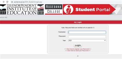 Rosebank College Student Portal Iie Rosebank College Student Portal Login