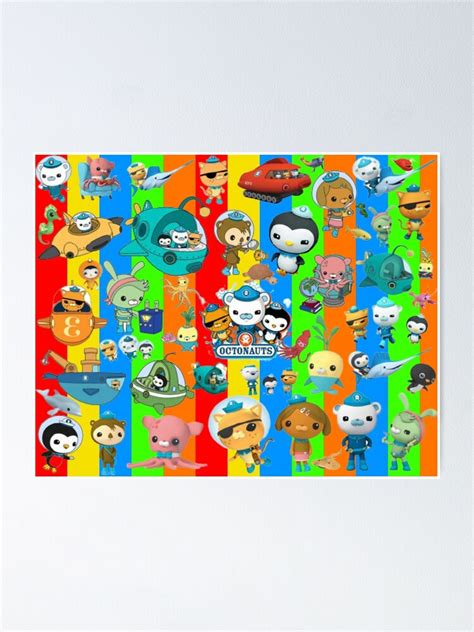 Kid Kwazii Octonauts Characters Poster For Sale By Nimxl Redbubble