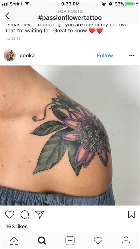 Im Waiting Passion Flower Flower Tattoo Tattoos Tatuajes Tattoo