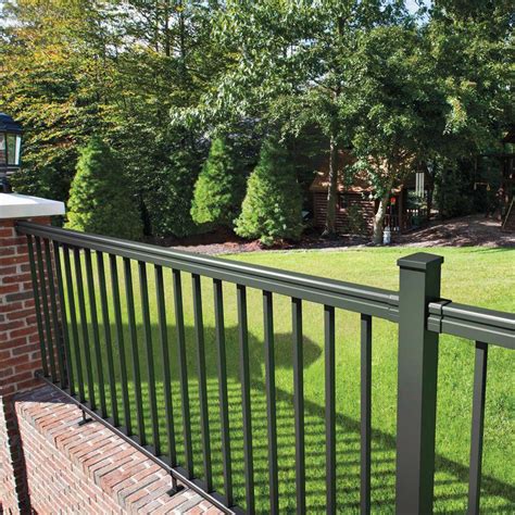 Wood railing systems can be painted or stained to match your existing deck or exterior décor. VersaRail Ready-to-Assemble Aluminum Stair Rail Kit ...