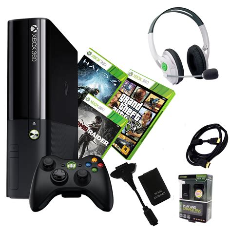 Microsoft Xbox 360 250gb Bundle With 3 Games