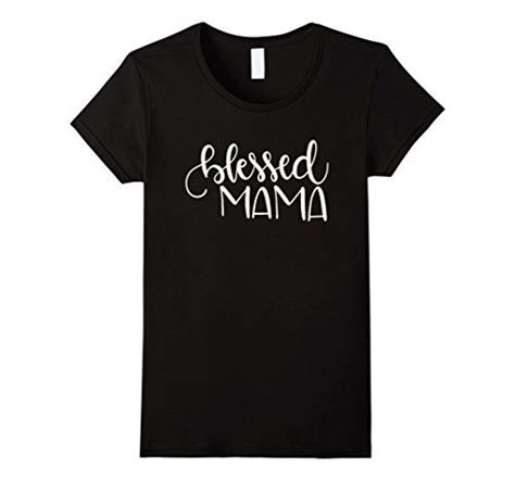 womens blessed mama motherhood t shirt t for wife smal blessed t