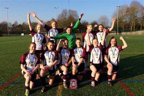 Football Under 16 Girls Crowned Cheshire Champions Uk
