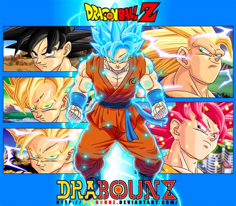 Goku Transformations By Drabounz On Deviantart