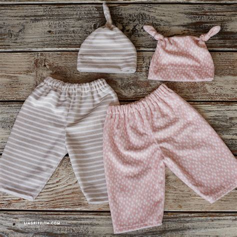 Easy Sew Baby Pants And Matching Hats Lia Griffith