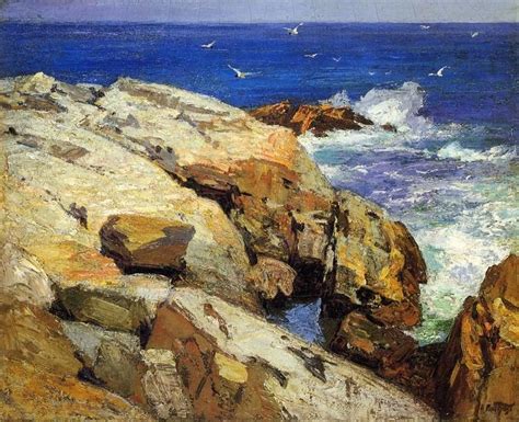 Edward Henry Potthast La Du Maine Côte Landscape Paintings