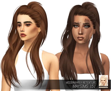 Sims 4 Hairs Jenni Sims Maysims Hairstyles Retextured