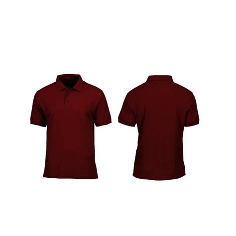 Polo Neck Maroon Matty T Shirts For Official And Personal Use Delhi