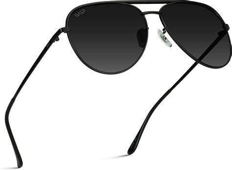 wearme pro oversized aviator sunglasses gradient black large uv protection