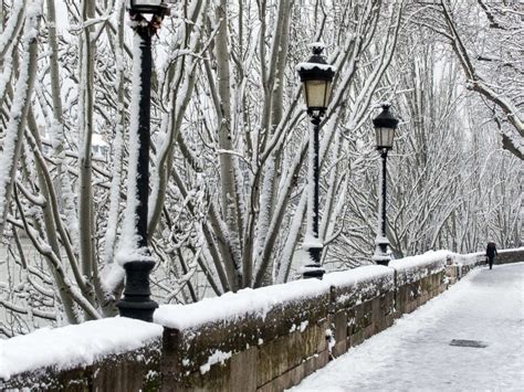 Snow Transforms Paris Into Winter Wonderland News Malta