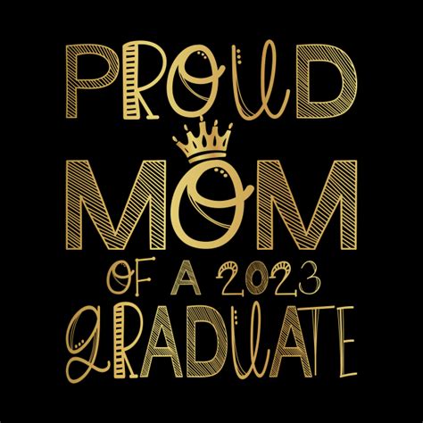 Proud Mom Of A 2023 Graduate Graduation T Tapestry Teepublic