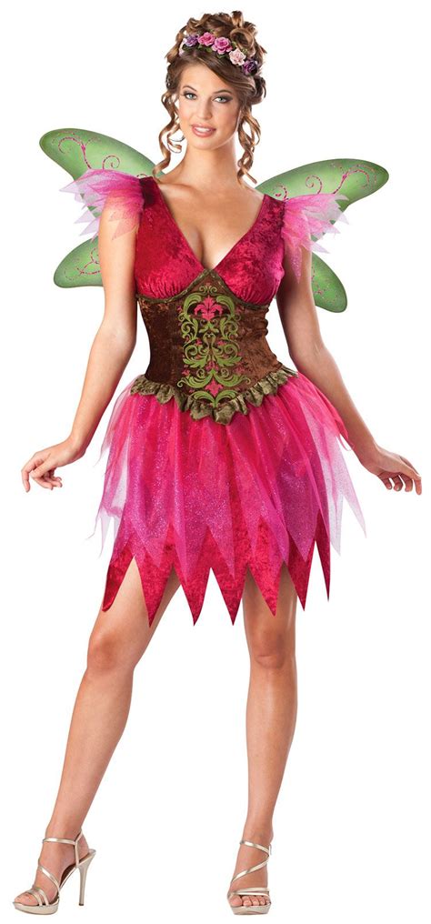 Ladies Womens Forest Fairy Fancy Dress Costume Pixie Nymph Outfit Free Wand Fancy Dresses Fancy