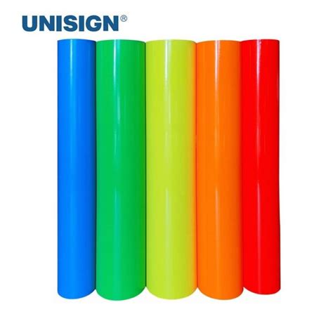 Uflu Pvc Fluorescent Color Cutting Vinyl Unisign