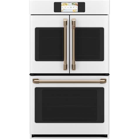 Cafe 30 In Smart Double Electric French Door Wall Oven With Convection