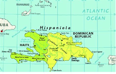 The Island Of Hispaniola Download Scientific Diagram