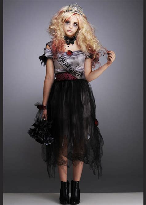 Order Online Zombie Prom Queen Sash Cheap Halloween Fancy Dress Costume Outfit Idea Black Toys