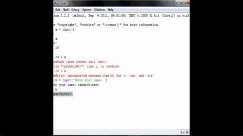 Python Tutorial 4 Input Function Youtube