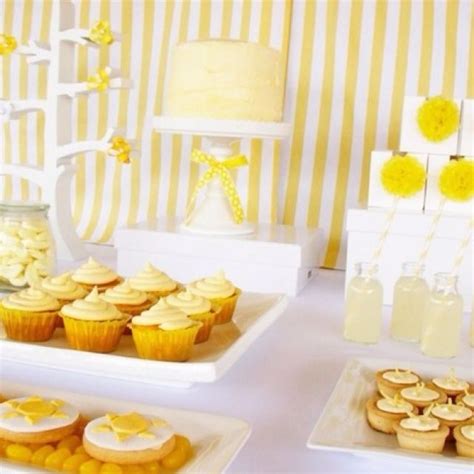 Love yellow! | Wedding dessert table, Wedding desserts, Dessert table