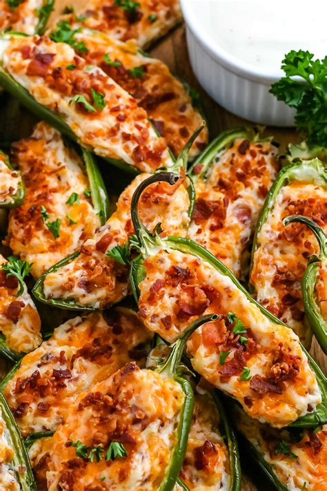 Baked Jalapeno Poppers With Cream Cheese • Food Folks And Fun