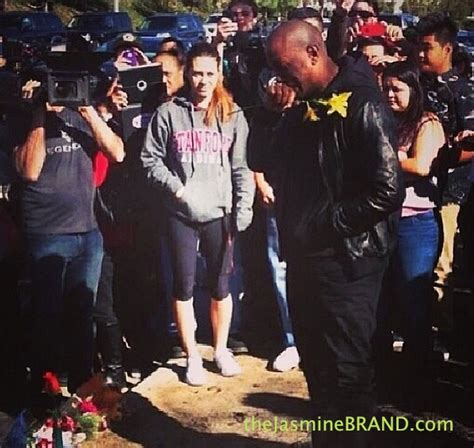 Video And Graphic Photo An Emotional Tyrese Shows Up At Paul Walkers