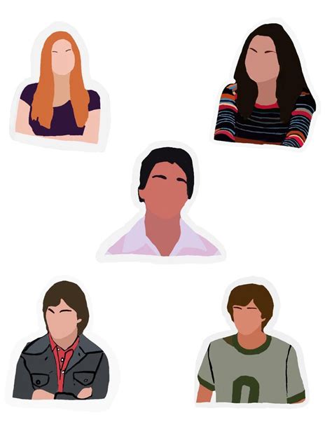 That 70s Show Inspired Sticker Set Etsy Phone Stickers Cute Stickers