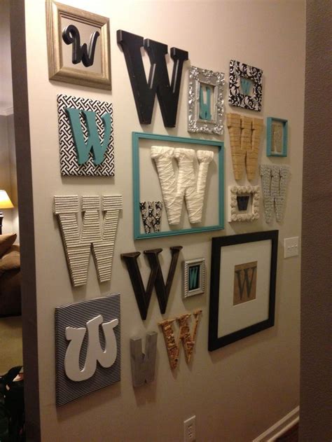 Initial Wall Plaques Monogram Wall Decor Diy Home Accessories