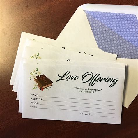 Love Offering Envelopes A Plus Print Shop