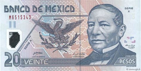 20 Pesos MEXICO 2005 P.116e b78_0116 Billetes