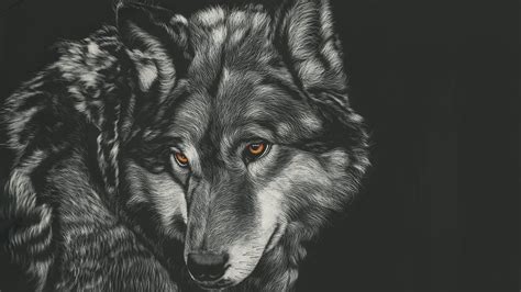 2560x1440 Wolf Painting 4k 1440p Resolution Hd 4k Wallpapers Images