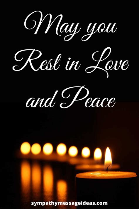 the best alternatives to rest in peace sympathy message ideas