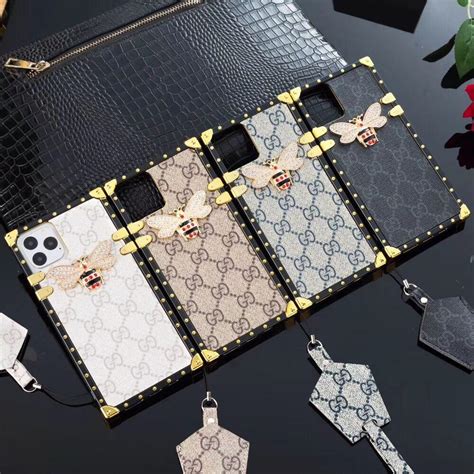 Designer brands for affordable prices. Gucci Leather Phone Case For iPhone 11 Pro Max 50% Off ...