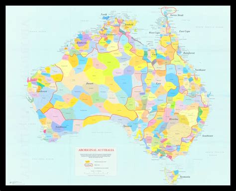 Aboriginal Language Australia Map Language Map