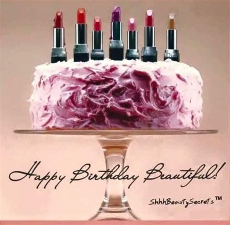I hope that nothing and nobody spoil it. Happy birthday beautiful Cake with lipstick | Happy ...