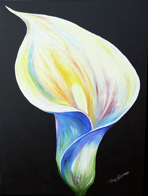 Lily Painting Painting And Drawing Flower Painting Canvas Painting
