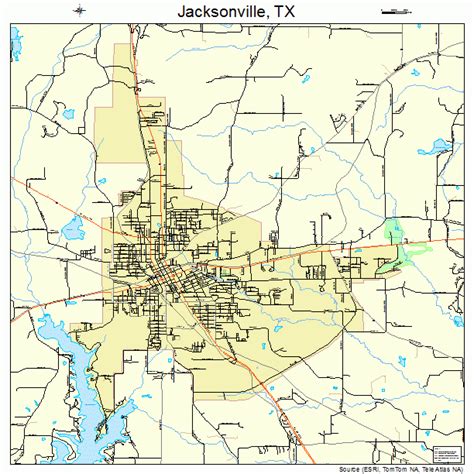 Map Of Jacksonville Texas Business Ideas 2013