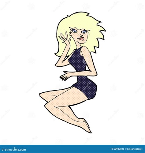 Comic Cartoon Woman Stock Illustration Illustration Of Crazy