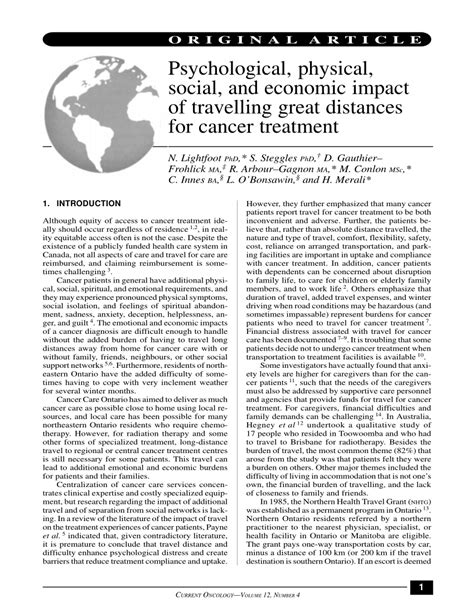 Pdf Psychological Physical Social And Economic Impact Of