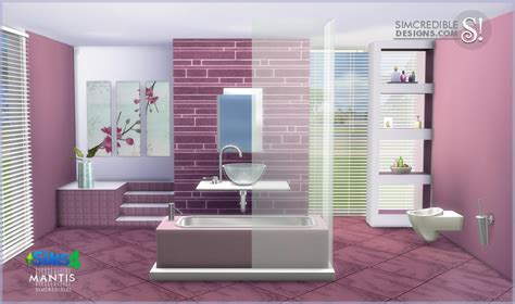 Sims 4 Downloads Baño Elegante By Simcreible Designs